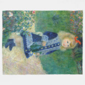 Couverture Polaire Pierre-Auguste Renoir - Une fille avec une canne d (Devant (Horizontal))
