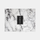 Couverture Polaire Pierre de marbre moderne (Devant (Horizontal))