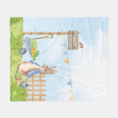 Couverture Polaire Pierre le lapin (Devant (Horizontal))