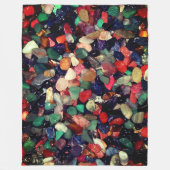 Couverture Polaire Pierres polies (Devant)