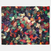 Couverture Polaire Pierres polies (Devant (Horizontal))