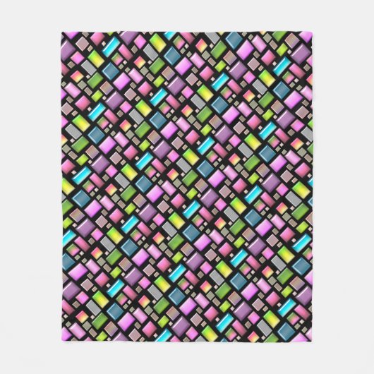 Couverture Polaire Pierres précieuses et mère de perle (Devant)