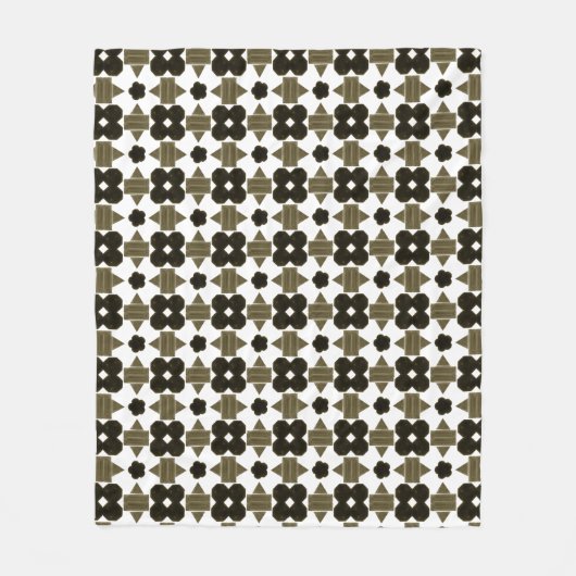 Couverture Polaire Pierres sombres Formes soignées (Devant)