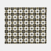 Couverture Polaire Pierres sombres Formes soignées (Devant (Horizontal))