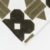 Couverture Polaire Pierres sombres Formes soignées (Coin)