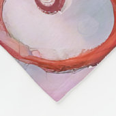 Couverture Polaire Pieuvre Abstraite d'art fluide (Coin)