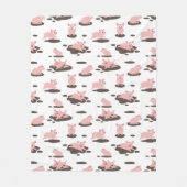 Couverture Polaire Piglets Blanche polaire (Devant)