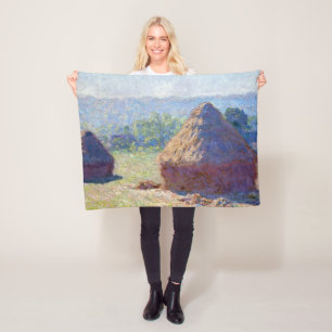 Couverture Polaire Pile de blé (fin de l'été), Monet