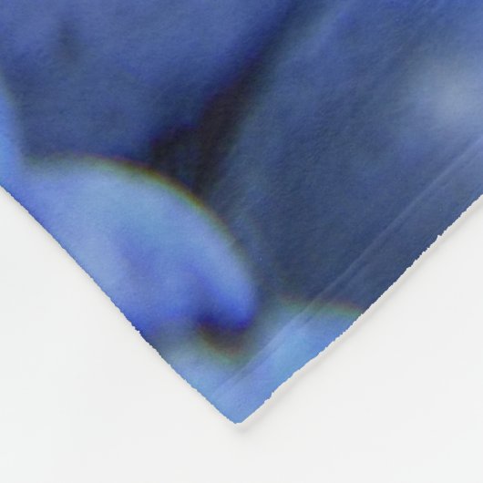 Couverture Polaire pile de bleuets (Coin)