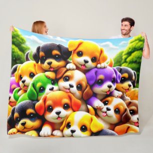 Couverture Polaire Pile de marionnettes