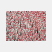 Couverture Polaire Pile de papiers roulés (Devant (Horizontal))