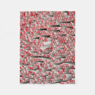 Couverture Polaire Pile de papiers roulés