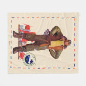 Couverture Polaire Pilote d'avion (Devant (Horizontal))
