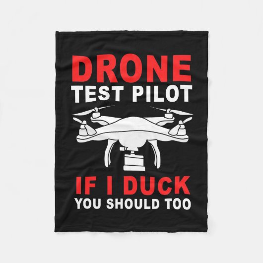 Couverture Polaire Pilote d'essai de drone (Devant)