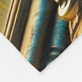 Couverture Polaire Pilote Wombat mignon Imaginaire sous-marin (Coin)