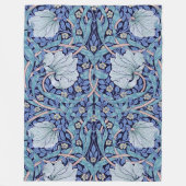 Couverture Polaire Pimpernel Blue, William Morris (Devant)