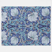 Couverture Polaire Pimpernel Blue, William Morris (Devant (Horizontal))