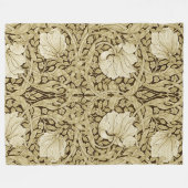 Couverture Polaire Pimpernel Gold, William Morris (Devant (Horizontal))