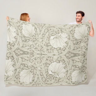 Couverture Polaire Pimpernel Ivory, William Morris