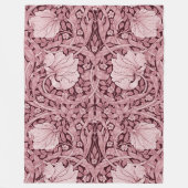 Couverture Polaire Pimpernel Maroon, William Morris (Devant)