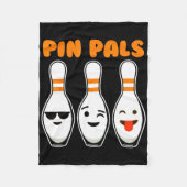 Couverture Polaire Pin Pals Cute Funny Bowling (Devant)