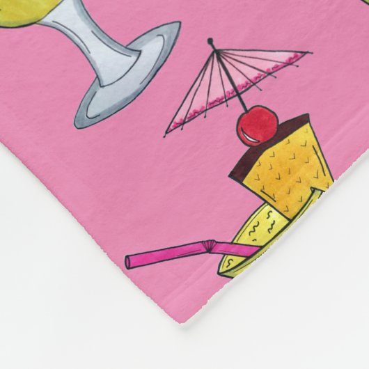 Couverture Polaire Pina Piña Colada Puerto Rican Pineapple Cocktail (Coin)