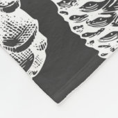 Couverture Polaire Pine cônes dessinés main sans couture motif. Botan (Coin)