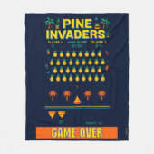 Couverture Polaire Pine Invaders-Pineappy Empire Retro Games Series (Devant)