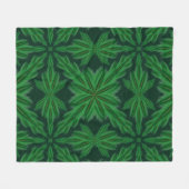Couverture Polaire Pine Mandala Forest Fleece Blanket (3 Tailles) (Devant (Horizontal))