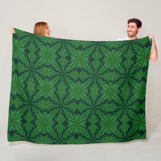 Couverture Polaire Pine Mandala Forest Fleece Blanket (3 Tailles) (En situation)