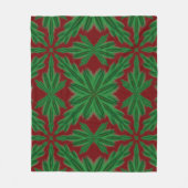 Couverture Polaire Pine Mandala Garnet Blanche Toison (3 Tailles) (Devant)