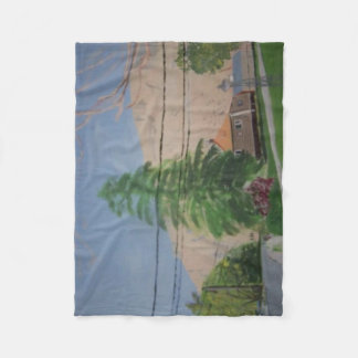 Couverture Polaire Pine Tree Fleece Blanket, Small