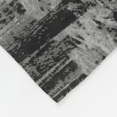 Couverture Polaire Pine Trees Forêt Noire et Blanche Photo (Coin)