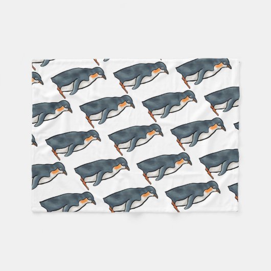 Couverture Polaire Pingouin (Devant (Horizontal))