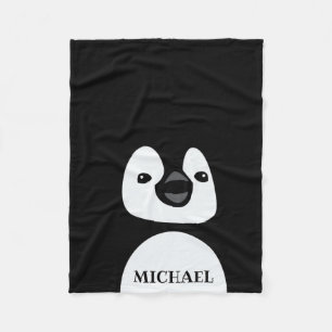 Couverture Polaire Pingouin drôle