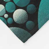 Couverture Polaire Pingouin Turquoise turquoise Dans La Géométrie Art (Coin)