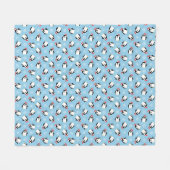 Couverture Polaire Pingouins (Devant (Horizontal))