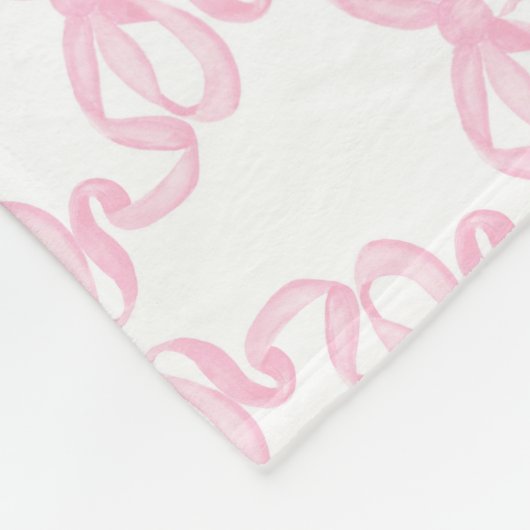 Couverture Polaire Pink Bow (Coin)