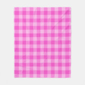 Couverture Polaire Pink Checkered Square Seamless Pattern  (Devant)