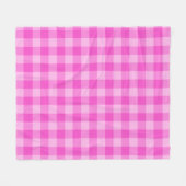 Couverture Polaire Pink Checkered Square Seamless Pattern  (Devant (Horizontal))