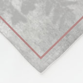 Couverture Polaire Pink Cute Snowman Holiday Fleece Blanche (Coin)