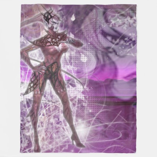 COUVERTURE POLAIRE PINK FAIRY (Devant)