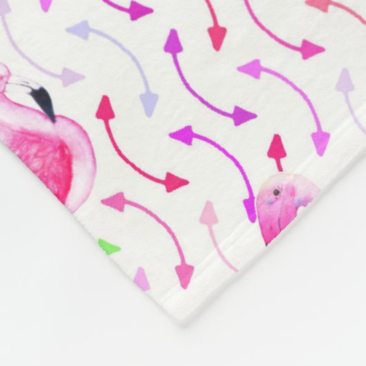 Couverture Polaire Pink Flamingo Pattern Blanket (Coin)