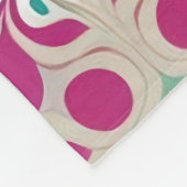 Couverture Polaire Pink Floral AI Art Fleece Blanket Molly (Coin)