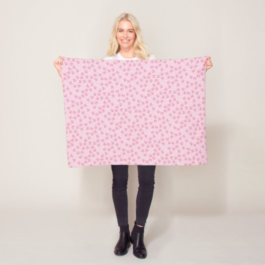Couverture Polaire Pink Lollipop (En situation)