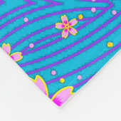 Couverture Polaire pink purple and blue (Coin)