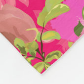 Couverture Polaire Pink rose hanche, rose rose sauvage hanche (Coin)
