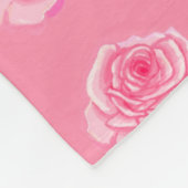 Couverture Polaire Pink roses (Coin)