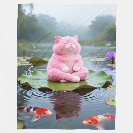 Couverture Polaire Pink Serenity 001 (Devant)