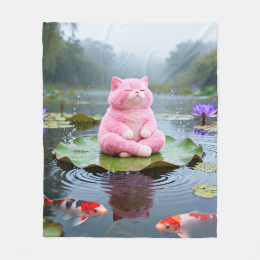 Couverture Polaire Pink Serenity 001 (Devant)